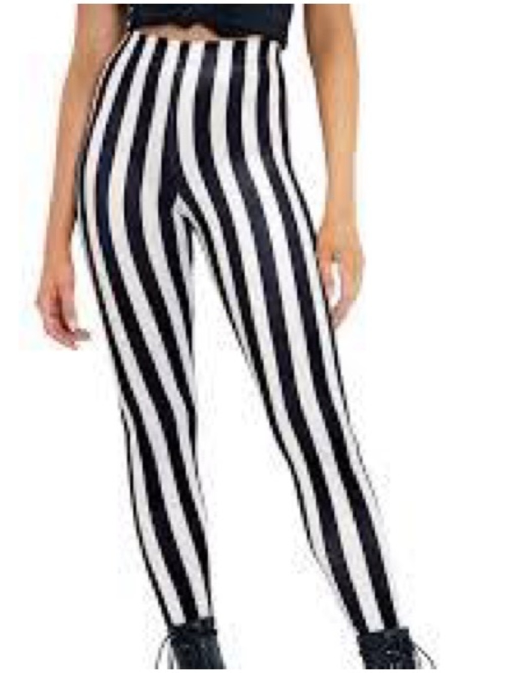 Blackmilk Ringleader Mono Velvet High Waisted Leggings